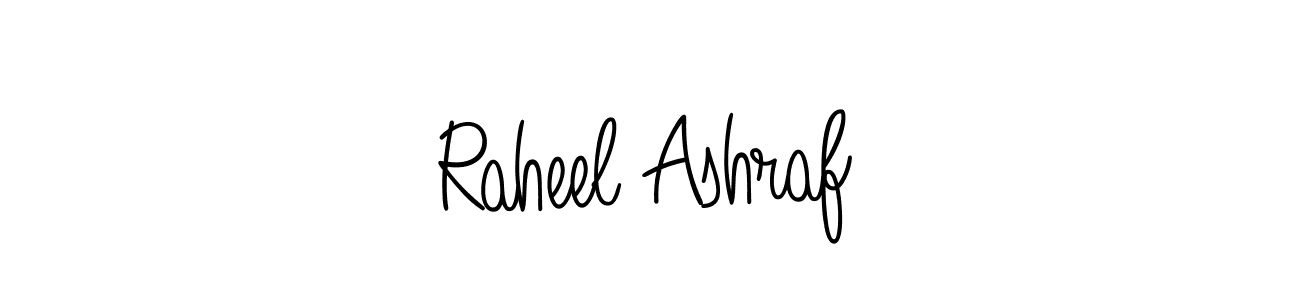 Make a beautiful signature design for name Raheel Ashraf. Use this online signature maker to create a handwritten signature for free. Raheel Ashraf signature style 5 images and pictures png