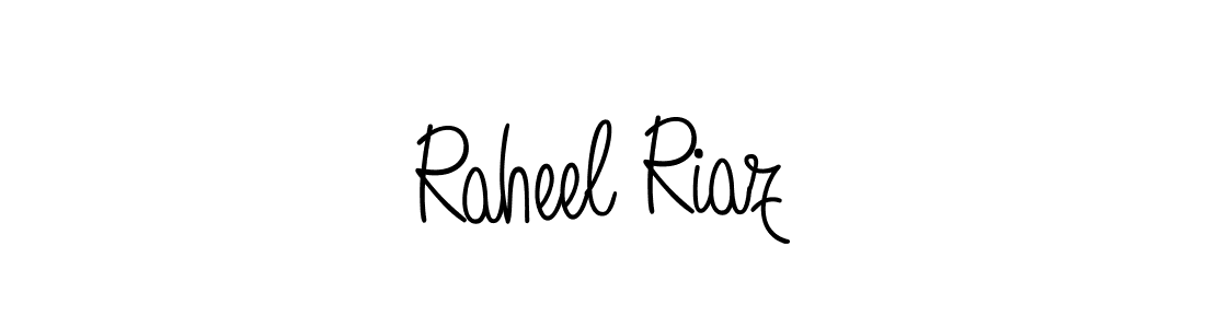 It looks lik you need a new signature style for name Raheel Riaz. Design unique handwritten (Angelique-Rose-font-FFP) signature with our free signature maker in just a few clicks. Raheel Riaz signature style 5 images and pictures png