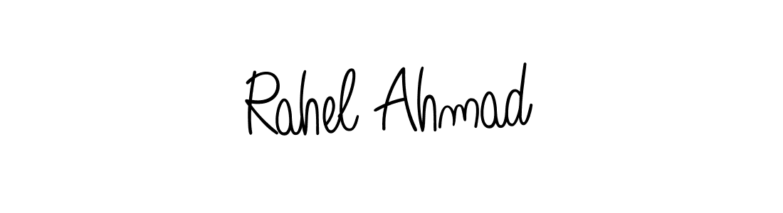 Here are the top 10 professional signature styles for the name Rahel Ahmad. These are the best autograph styles you can use for your name. Rahel Ahmad signature style 5 images and pictures png