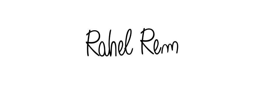 Here are the top 10 professional signature styles for the name Rahel Rem. These are the best autograph styles you can use for your name. Rahel Rem signature style 5 images and pictures png