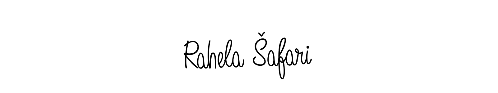 How to make Rahela Šafarić signature? Angelique-Rose-font-FFP is a professional autograph style. Create handwritten signature for Rahela Šafarić name. Rahela Šafarić signature style 5 images and pictures png