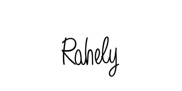 Once you've used our free online signature maker to create your best signature Angelique-Rose-font-FFP style, it's time to enjoy all of the benefits that Rahely name signing documents. Rahely signature style 5 images and pictures png