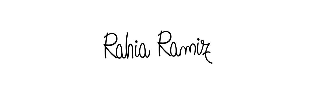 Here are the top 10 professional signature styles for the name Rahia Ramiz. These are the best autograph styles you can use for your name. Rahia Ramiz signature style 5 images and pictures png