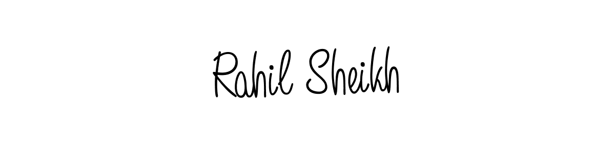 Once you've used our free online signature maker to create your best signature Angelique-Rose-font-FFP style, it's time to enjoy all of the benefits that Rahil Sheikh name signing documents. Rahil Sheikh signature style 5 images and pictures png