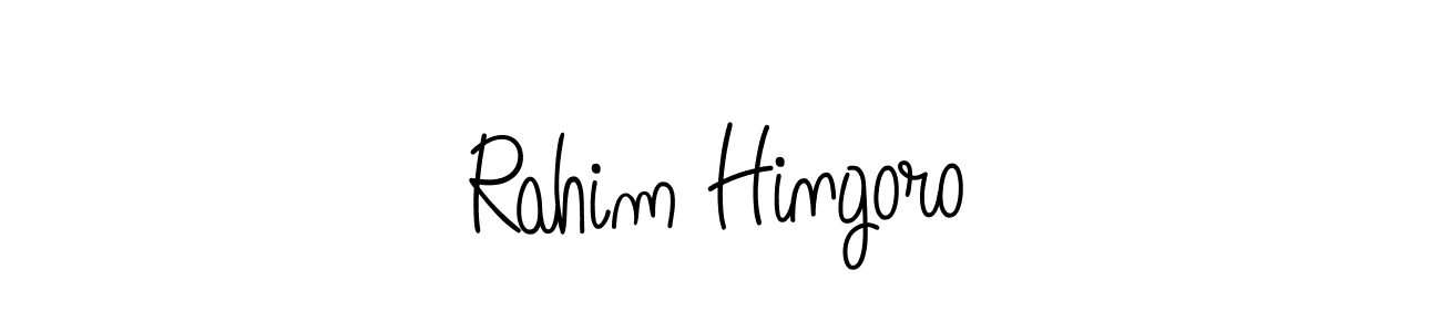 How to Draw Rahim Hingoro signature style? Angelique-Rose-font-FFP is a latest design signature styles for name Rahim Hingoro. Rahim Hingoro signature style 5 images and pictures png