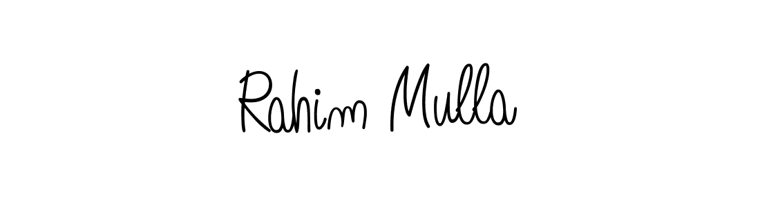 Once you've used our free online signature maker to create your best signature Angelique-Rose-font-FFP style, it's time to enjoy all of the benefits that Rahim Mulla name signing documents. Rahim Mulla signature style 5 images and pictures png