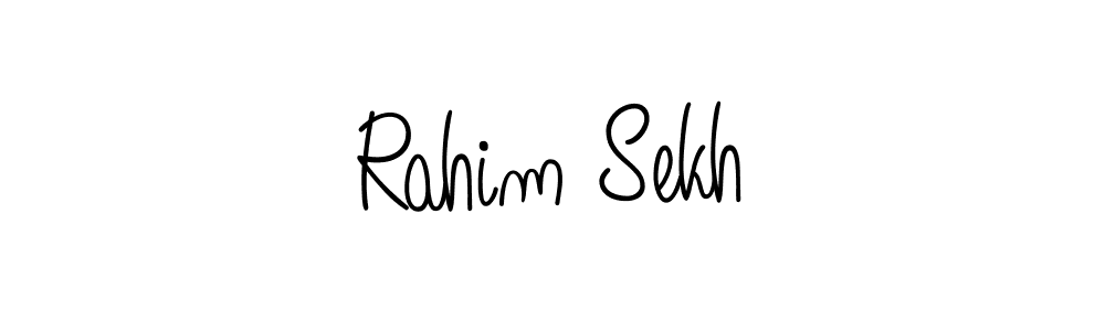 Rahim Sekh stylish signature style. Best Handwritten Sign (Angelique-Rose-font-FFP) for my name. Handwritten Signature Collection Ideas for my name Rahim Sekh. Rahim Sekh signature style 5 images and pictures png