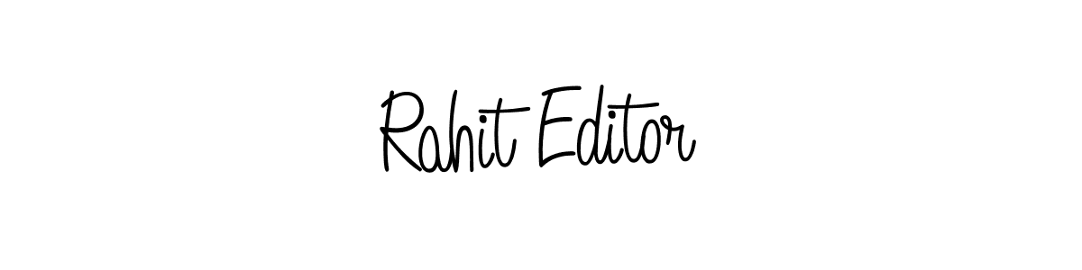 Also we have Rahit Editor name is the best signature style. Create professional handwritten signature collection using Angelique-Rose-font-FFP autograph style. Rahit Editor signature style 5 images and pictures png