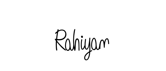 if you are searching for the best signature style for your name Rahiyan. so please give up your signature search. here we have designed multiple signature styles  using Angelique-Rose-font-FFP. Rahiyan signature style 5 images and pictures png