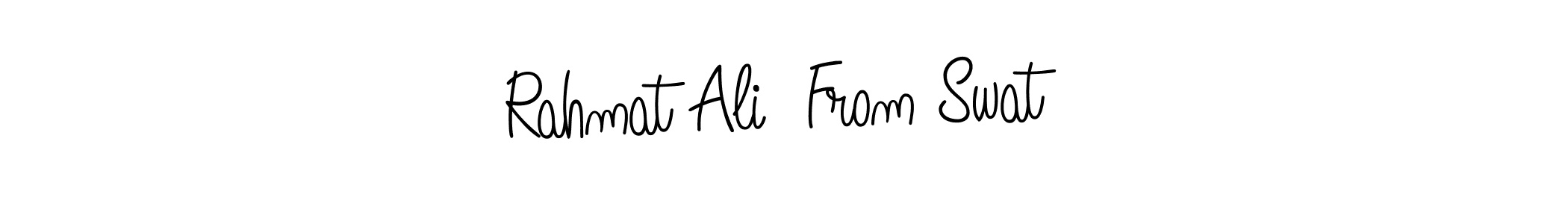 You should practise on your own different ways (Angelique-Rose-font-FFP) to write your name (Rahmat Ali  From Swat) in signature. don't let someone else do it for you. Rahmat Ali  From Swat signature style 5 images and pictures png