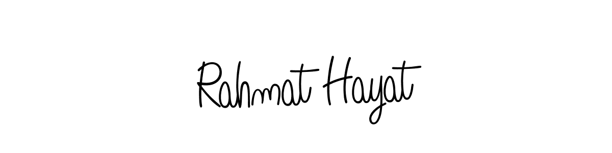 Best and Professional Signature Style for Rahmat Hayat. Angelique-Rose-font-FFP Best Signature Style Collection. Rahmat Hayat signature style 5 images and pictures png