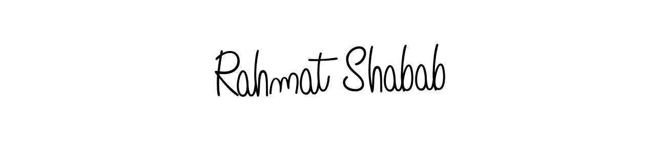 Make a short Rahmat Shabab signature style. Manage your documents anywhere anytime using Angelique-Rose-font-FFP. Create and add eSignatures, submit forms, share and send files easily. Rahmat Shabab signature style 5 images and pictures png