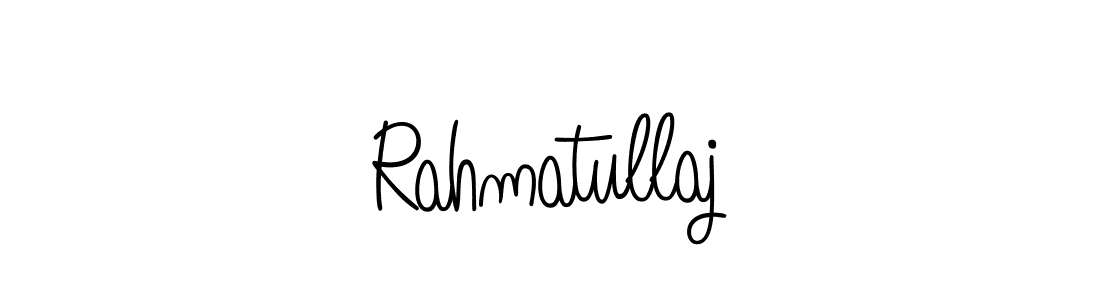 How to Draw Rahmatullaj signature style? Angelique-Rose-font-FFP is a latest design signature styles for name Rahmatullaj. Rahmatullaj signature style 5 images and pictures png
