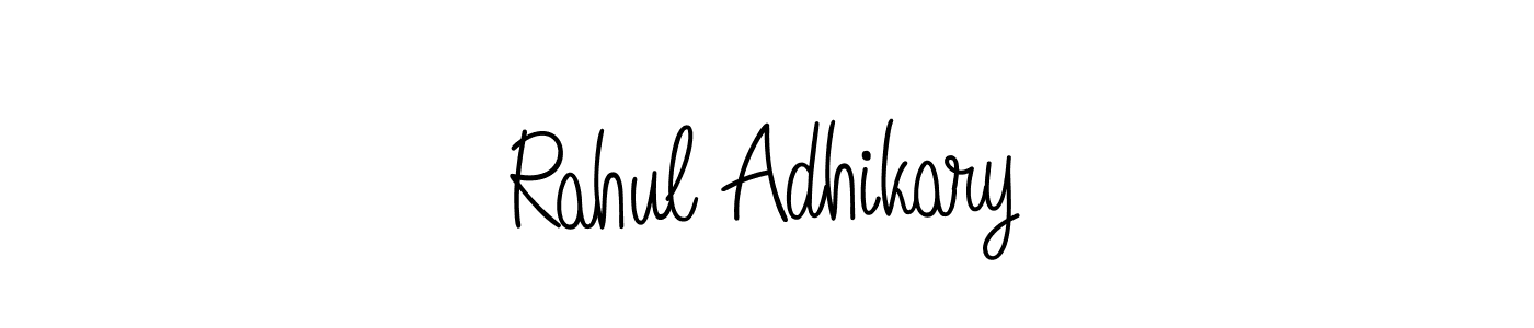 Also we have Rahul Adhikary name is the best signature style. Create professional handwritten signature collection using Angelique-Rose-font-FFP autograph style. Rahul Adhikary signature style 5 images and pictures png