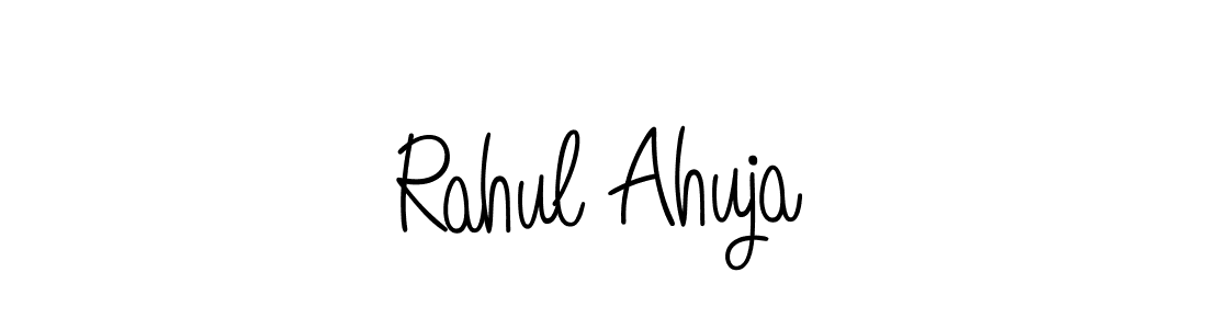 Make a beautiful signature design for name Rahul Ahuja. With this signature (Angelique-Rose-font-FFP) style, you can create a handwritten signature for free. Rahul Ahuja signature style 5 images and pictures png