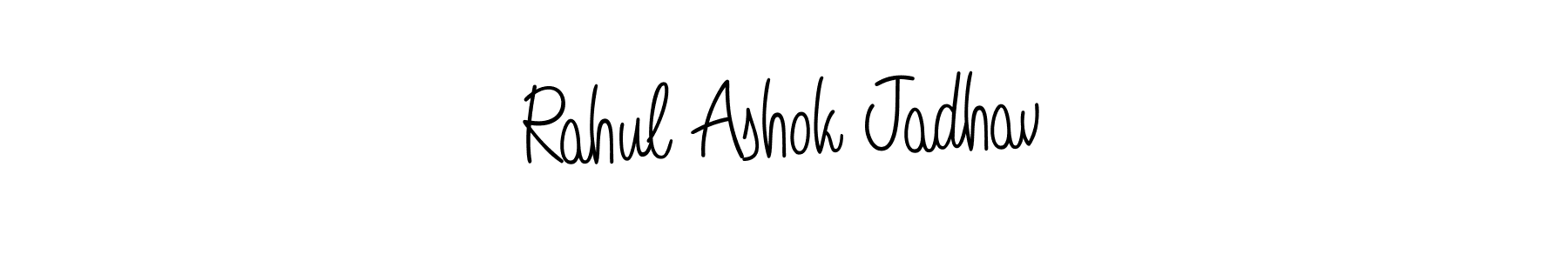 How to make Rahul Ashok Jadhav name signature. Use Angelique-Rose-font-FFP style for creating short signs online. This is the latest handwritten sign. Rahul Ashok Jadhav signature style 5 images and pictures png