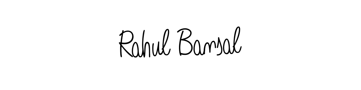 How to Draw Rahul Bansal signature style? Angelique-Rose-font-FFP is a latest design signature styles for name Rahul Bansal. Rahul Bansal signature style 5 images and pictures png