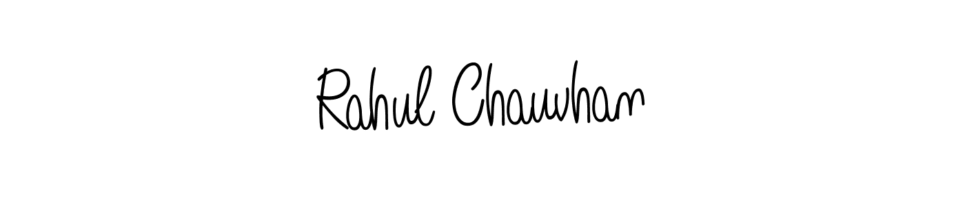 Design your own signature with our free online signature maker. With this signature software, you can create a handwritten (Angelique-Rose-font-FFP) signature for name Rahul Chauvhan. Rahul Chauvhan signature style 5 images and pictures png