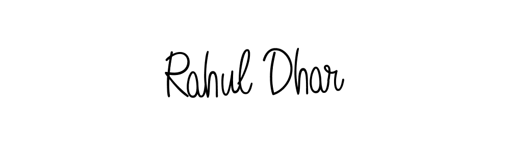 Make a short Rahul Dhar signature style. Manage your documents anywhere anytime using Angelique-Rose-font-FFP. Create and add eSignatures, submit forms, share and send files easily. Rahul Dhar signature style 5 images and pictures png