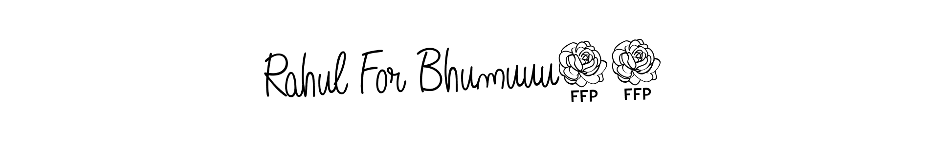 Design your own signature with our free online signature maker. With this signature software, you can create a handwritten (Angelique-Rose-font-FFP) signature for name Rahul For Bhumuuu10. Rahul For Bhumuuu10 signature style 5 images and pictures png