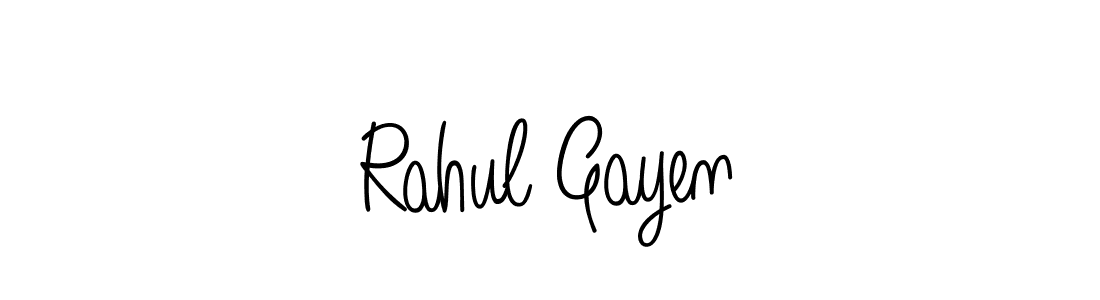 Also we have Rahul Gayen name is the best signature style. Create professional handwritten signature collection using Angelique-Rose-font-FFP autograph style. Rahul Gayen signature style 5 images and pictures png