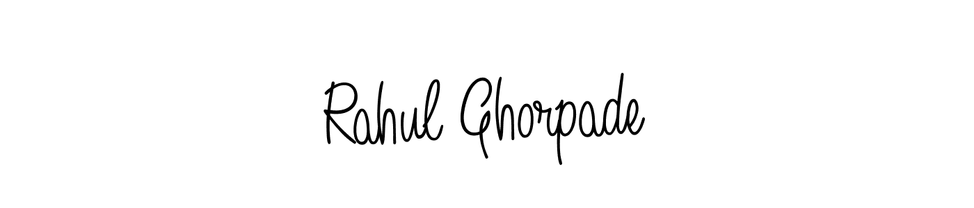 Here are the top 10 professional signature styles for the name Rahul Ghorpade. These are the best autograph styles you can use for your name. Rahul Ghorpade signature style 5 images and pictures png