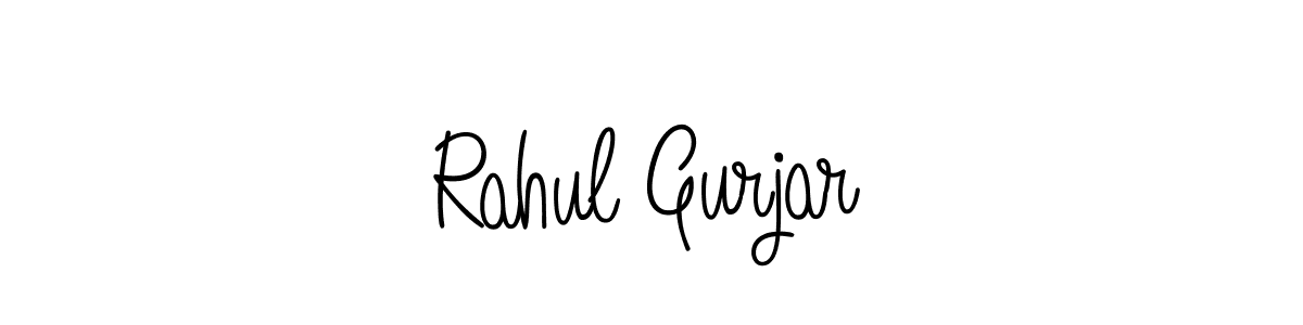 Check out images of Autograph of Rahul Gurjar name. Actor Rahul Gurjar Signature Style. Angelique-Rose-font-FFP is a professional sign style online. Rahul Gurjar signature style 5 images and pictures png