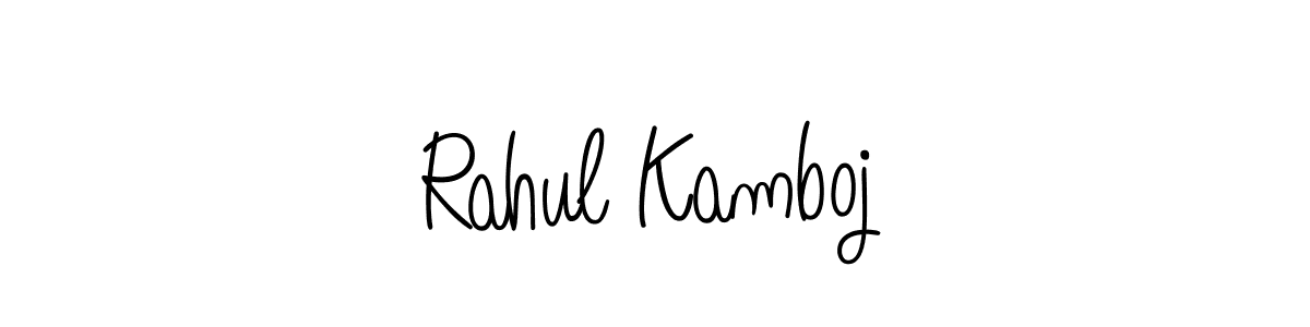 Once you've used our free online signature maker to create your best signature Angelique-Rose-font-FFP style, it's time to enjoy all of the benefits that Rahul Kamboj name signing documents. Rahul Kamboj signature style 5 images and pictures png