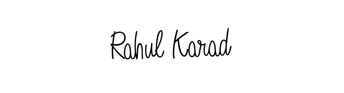 Once you've used our free online signature maker to create your best signature Angelique-Rose-font-FFP style, it's time to enjoy all of the benefits that Rahul Karad name signing documents. Rahul Karad signature style 5 images and pictures png