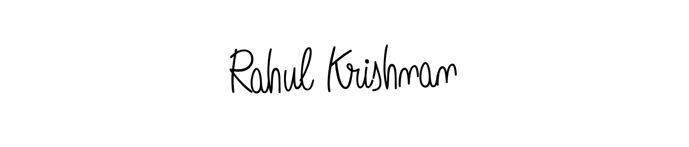 It looks lik you need a new signature style for name Rahul Krishnan. Design unique handwritten (Angelique-Rose-font-FFP) signature with our free signature maker in just a few clicks. Rahul Krishnan signature style 5 images and pictures png