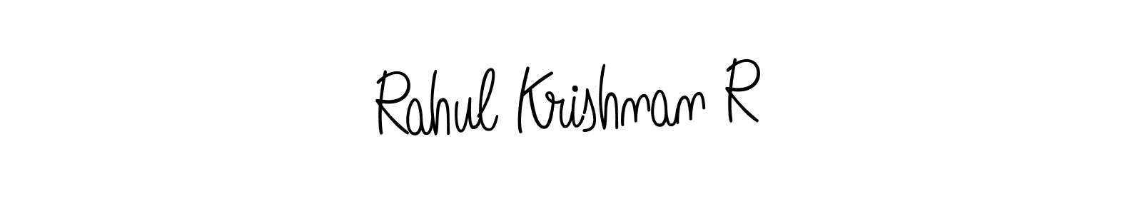 Once you've used our free online signature maker to create your best signature Angelique-Rose-font-FFP style, it's time to enjoy all of the benefits that Rahul Krishnan R name signing documents. Rahul Krishnan R signature style 5 images and pictures png