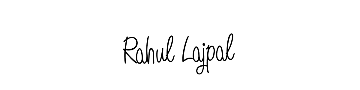 How to Draw Rahul Lajpal signature style? Angelique-Rose-font-FFP is a latest design signature styles for name Rahul Lajpal. Rahul Lajpal signature style 5 images and pictures png