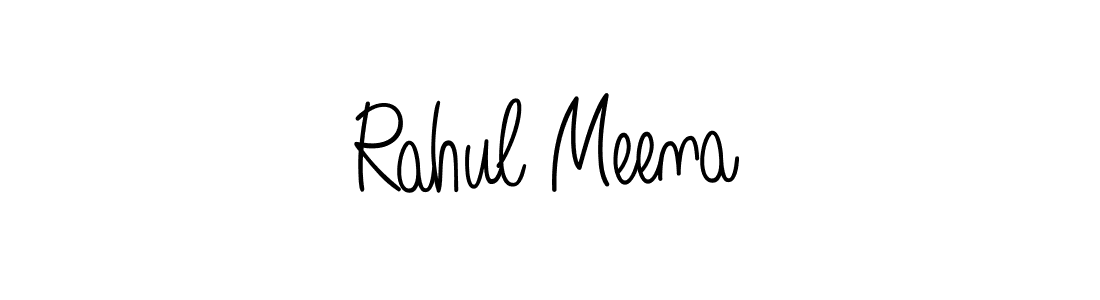 Rahul Meena stylish signature style. Best Handwritten Sign (Angelique-Rose-font-FFP) for my name. Handwritten Signature Collection Ideas for my name Rahul Meena. Rahul Meena signature style 5 images and pictures png