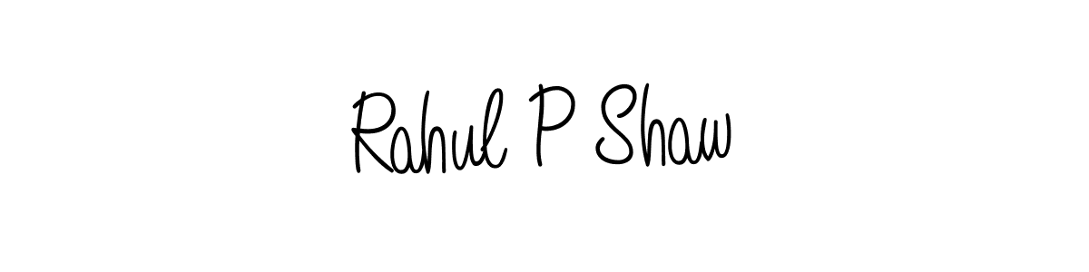 Make a beautiful signature design for name Rahul P Shaw. With this signature (Angelique-Rose-font-FFP) style, you can create a handwritten signature for free. Rahul P Shaw signature style 5 images and pictures png