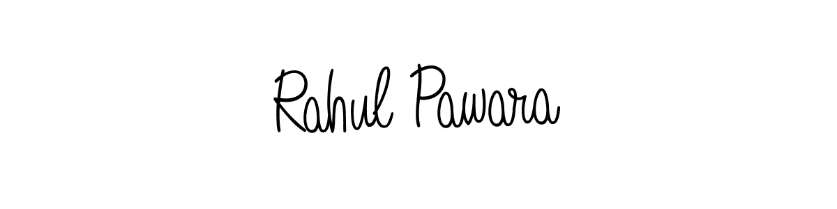 You should practise on your own different ways (Angelique-Rose-font-FFP) to write your name (Rahul Pawara) in signature. don't let someone else do it for you. Rahul Pawara signature style 5 images and pictures png