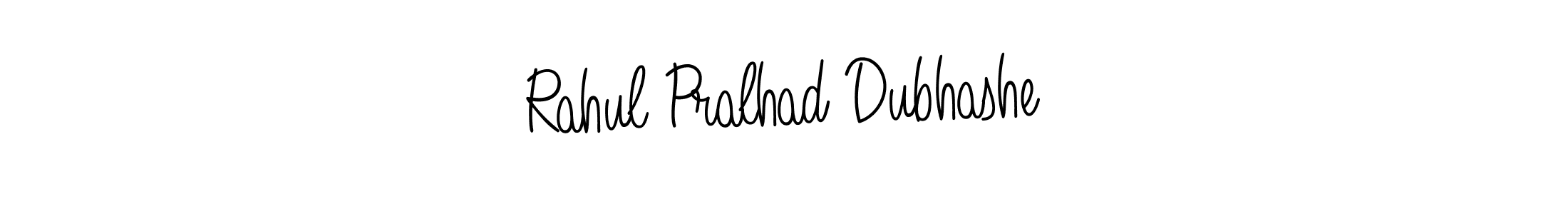 Check out images of Autograph of Rahul Pralhad Dubhashe name. Actor Rahul Pralhad Dubhashe Signature Style. Angelique-Rose-font-FFP is a professional sign style online. Rahul Pralhad Dubhashe signature style 5 images and pictures png