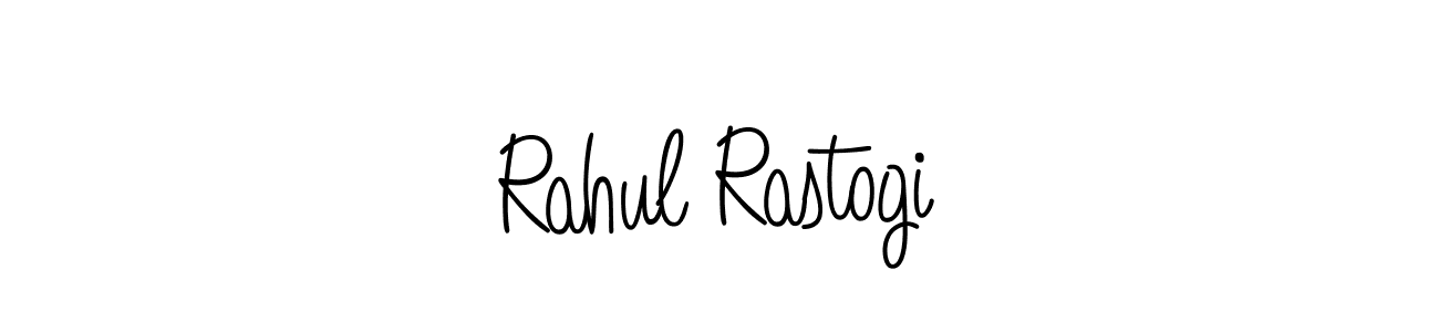 You should practise on your own different ways (Angelique-Rose-font-FFP) to write your name (Rahul Rastogi) in signature. don't let someone else do it for you. Rahul Rastogi signature style 5 images and pictures png