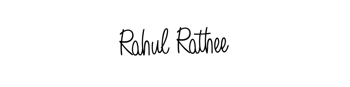 You should practise on your own different ways (Angelique-Rose-font-FFP) to write your name (Rahul Rathee) in signature. don't let someone else do it for you. Rahul Rathee signature style 5 images and pictures png