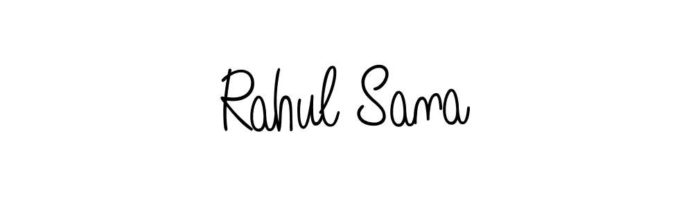 The best way (Angelique-Rose-font-FFP) to make a short signature is to pick only two or three words in your name. The name Rahul Sana include a total of six letters. For converting this name. Rahul Sana signature style 5 images and pictures png