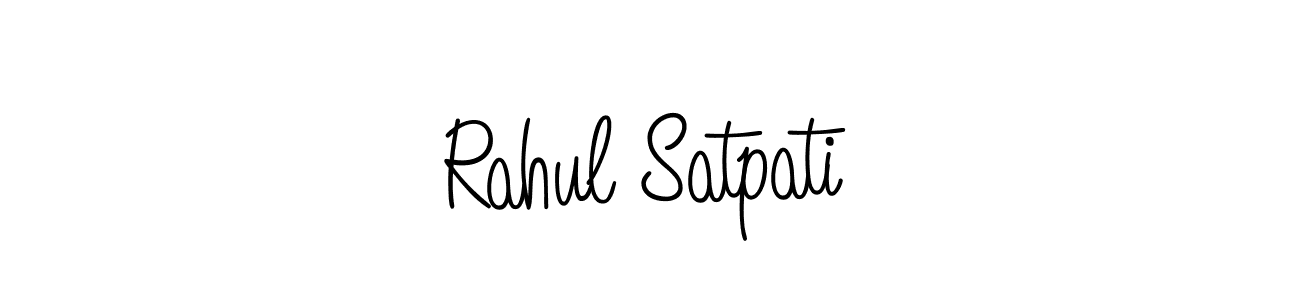 Rahul Satpati stylish signature style. Best Handwritten Sign (Angelique-Rose-font-FFP) for my name. Handwritten Signature Collection Ideas for my name Rahul Satpati. Rahul Satpati signature style 5 images and pictures png