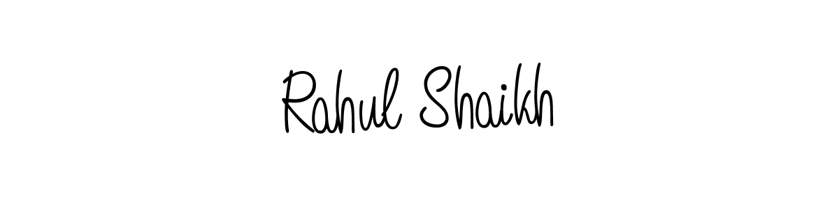 Once you've used our free online signature maker to create your best signature Angelique-Rose-font-FFP style, it's time to enjoy all of the benefits that Rahul Shaikh name signing documents. Rahul Shaikh signature style 5 images and pictures png