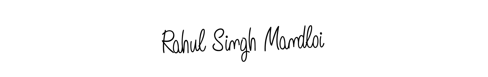 Make a short Rahul Singh Mandloi signature style. Manage your documents anywhere anytime using Angelique-Rose-font-FFP. Create and add eSignatures, submit forms, share and send files easily. Rahul Singh Mandloi signature style 5 images and pictures png