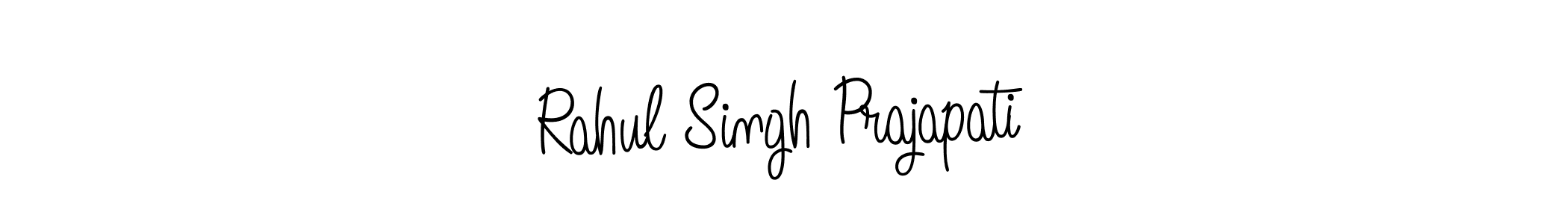 How to make Rahul Singh Prajapati name signature. Use Angelique-Rose-font-FFP style for creating short signs online. This is the latest handwritten sign. Rahul Singh Prajapati signature style 5 images and pictures png