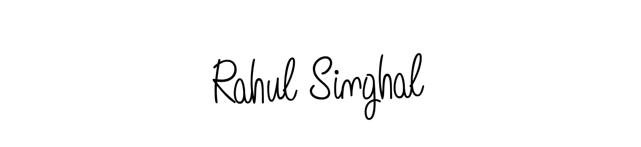 Create a beautiful signature design for name Rahul Singhal. With this signature (Angelique-Rose-font-FFP) fonts, you can make a handwritten signature for free. Rahul Singhal signature style 5 images and pictures png