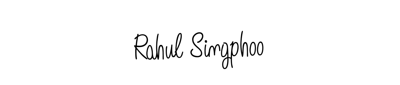 if you are searching for the best signature style for your name Rahul Singphoo. so please give up your signature search. here we have designed multiple signature styles  using Angelique-Rose-font-FFP. Rahul Singphoo signature style 5 images and pictures png