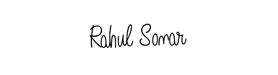 Design your own signature with our free online signature maker. With this signature software, you can create a handwritten (Angelique-Rose-font-FFP) signature for name Rahul Sonar. Rahul Sonar signature style 5 images and pictures png