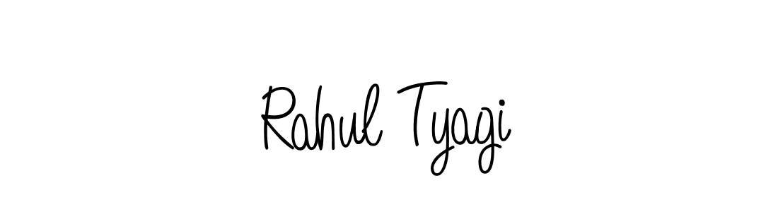 Use a signature maker to create a handwritten signature online. With this signature software, you can design (Angelique-Rose-font-FFP) your own signature for name Rahul Tyagi. Rahul Tyagi signature style 5 images and pictures png