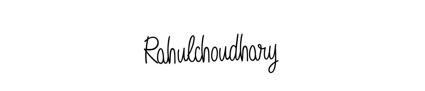 Once you've used our free online signature maker to create your best signature Angelique-Rose-font-FFP style, it's time to enjoy all of the benefits that Rahulchoudhary name signing documents. Rahulchoudhary signature style 5 images and pictures png