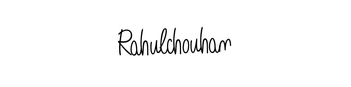 How to make Rahulchouhan name signature. Use Angelique-Rose-font-FFP style for creating short signs online. This is the latest handwritten sign. Rahulchouhan signature style 5 images and pictures png