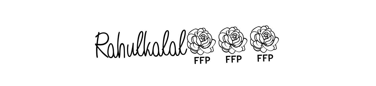 Design your own signature with our free online signature maker. With this signature software, you can create a handwritten (Angelique-Rose-font-FFP) signature for name Rahulkalal747. Rahulkalal747 signature style 5 images and pictures png